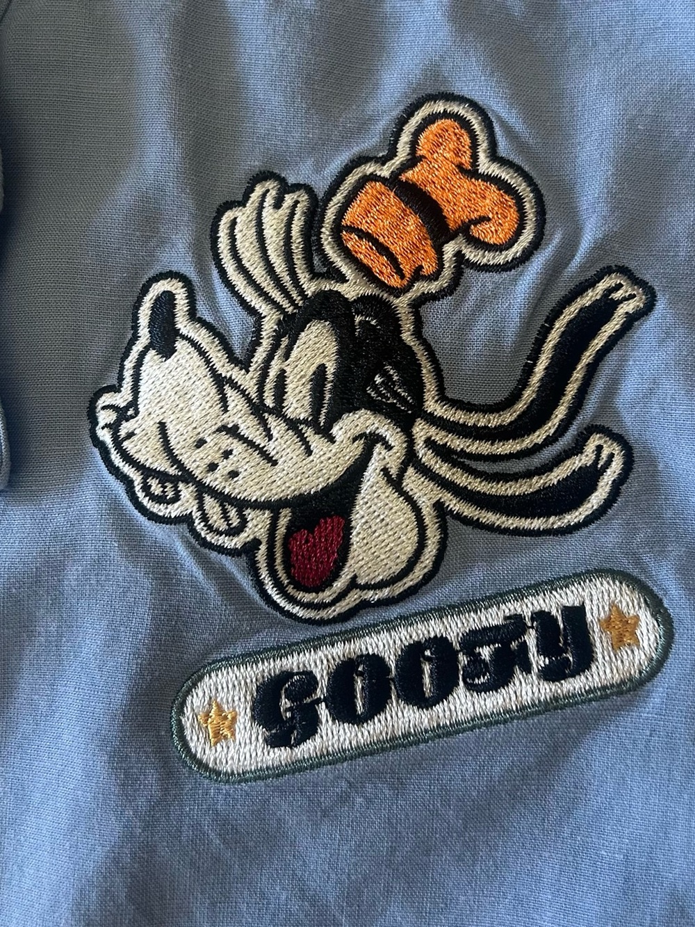 Disney Light Blue Patch Detail Short all Size 2 - Picture 9 of 10